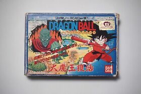 Famicom Dragon Ball Daimao Fukkatsu boxed Japan FC game US Seller