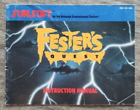NES Fester's Quest Manual Instruction Booklet Nintendo NES-EQ-USA