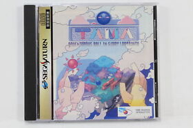 TAMA W/ Spine Reg Card Sega Saturn SS Japan Import US Seller Manual Sun Faded