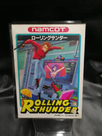 [Used] NAMCO ROLLING THUNDER Boxed Nintendo Famicom Software FC from Japan