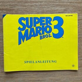 Super Mario Bros. 3 - Nintendo NES - Nur Anleitung - Deutsch
