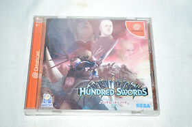 Sega Dreamcast Hundred Swords NTSC-J Japan ver HDR-0124