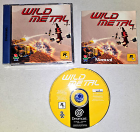 Wild Metal (SEGA Dreamcast) PAL [DMA Design / Rockstar] CIB & Manual [EU Seller]