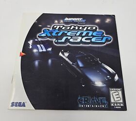 Tokyo Xtreme Racer (Sega Dreamcast, 1999) MANUAL ONLY w/ Registration Card