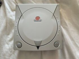 SEGA Dreamcast Console With Clear Blue visual memory - White