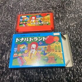 Donald Land Deco Famicom Nintendo with box Used 3