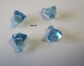 LEGO 30153 x4 MD Blue Rock Jewel 24 Facet Diamond Belville 5843 5834 MOC A30