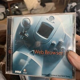 Sega Dreamcast Web Browser 2.0 with SegaNet (Dreamcast, 2000) Lot Of 2.