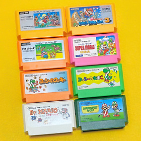Lot 8 Super Mario Bros 3 USA Dr. Golf Yoshi's Cookie Egg Famicom FC Japan JP