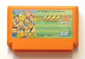 The Golf 92 Game  90s RARE Famicom Nes game Cartridge 8bit