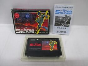 NES -- STAR SOLDIER -- Shooter. Box. Famicom, JAPAN Game. 10301
