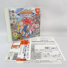 Sonic Shuffle  with Case and Manual  [SEGA Dreamcast]
