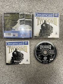 Railroad Tycoon II 2 Sega Dreamcast Game Complete With Manual