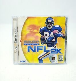 NFL 2K (Sega Dreamcast) Complete w/Manual 