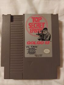 Golgo 13: Top Secret Episode Original Nintendo NES Game Tested Authentic