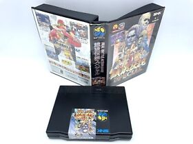 Neo Geo AES FATAL FURY SPECIAL Garou Densetsu SNK ROM Cartridge Box broken