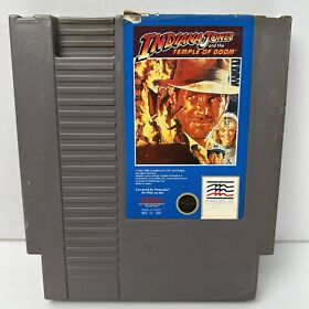 Indiana Jones and the Temple of Doom (Nintendo NES, 1988) Authentic - TESTED !