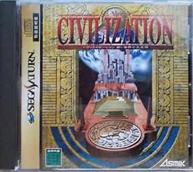 USED Sega saturn Civilization new world seven major civilizations