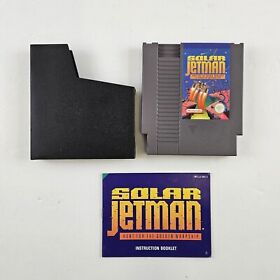 Solar Jetman NES Cartridge and manual video game PAL 