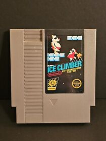 Cartucho de juego Ice Climber (5 tornillos) con manual Nintendo NES 