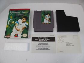 Jimmy Connors Tennis (Nintendo, NES) Game Cart, Paperwork & Original Box