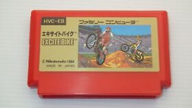 Famicom Games  FC " Excite Bike " TESTED /550135