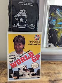 Authentic Vidpro Card Andretti World GP Kay Bee Toys R Us NES Nintendo Vintage