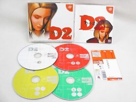 Dreamcast D2 D NO SHOKUTAKU 2 Warp with SPINE CARD * SEGA dc