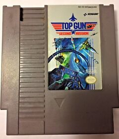 Nintendo NES Top Gun The Second Mission Video Game 