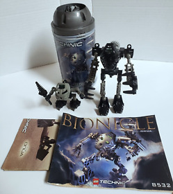 Lego Bionicle 8532 Toa Onua + 8545 Turaga Whenua COMPLETE w Canister & Manuals
