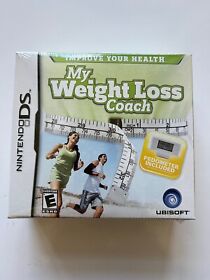 My Weight Loss Coach Nintendo DS New Factory Sealed w Pedometer OOP Ubisoft