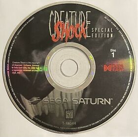 Creature Shock: Special Edition (Sega Saturn, 1996) DISC 1 ONLY!!! INV# M221