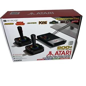 Atari Gamestation Pro | 200+ Classic Games | Wireless Joysticks | Plug-and-Play