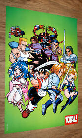Battle Arena Toshinden Rare small Poster 42x30cm PlayStation Saturn PC Game Boy
