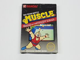 M.U.S.C.L.E. Muscle Tag Team Nintendo NES Box Only *(No Game, No Manual)*DAMAGE