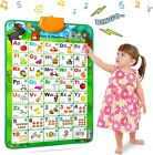 Educational Toys 2 3 4 Year Interactive Alphabet Wall Chart Learning ABC Poster