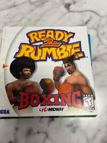 Ready 2 Rumble Boxing Sega Dreamcast Manual Only