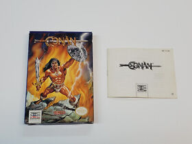 Conan Nintendo NES Box and Manual Only *wear