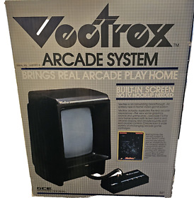 Vectrex Arcade System 1982 Model HP-3000 Console-Unused/Mint in Orig.Box  Manual
