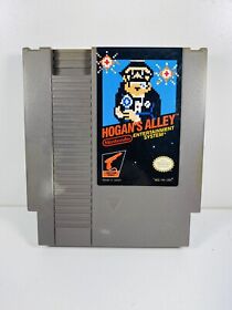 HOGAN'S ALLEY -- NES Nintendo Original Classic Authentic Black Box Zapper Game 