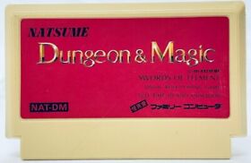 Dungeon＆Magic NES FC Nintendo Famicom Japanese Version