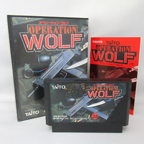 Operation Wolf with Box & Manual [Nintendo Famicom JP ver.]