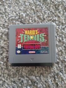 Mario Tennis Virtual Boy Cartridge Only Cleaned & Tested Works Great