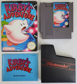Nintendo Entertainment System NES - Kirby's Adventure - Game Manual Boxed PAL