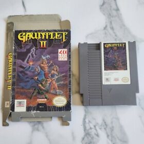 Gauntlet 2. Game and Box Only - NES Nintendo. Authentic. Tested. Good
