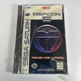 Defcon 5 Sega Saturn Data East *BRAND NEW, READ DESCRIPTION*