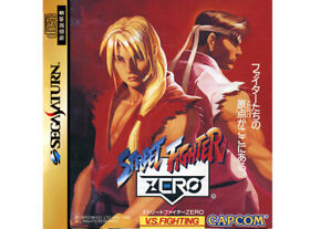 ## Sega Saturn - Street Fighter Zero (Jap / JP/ Jpn ) - Top##