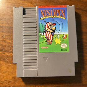 Nes Open Tournament Golf (Nintendo Nes) Cleaned / Tested - Authentic Cartridge