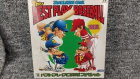 [Used] ASCII THE BEST PLAY BASEBALL SPECIAL Boxed Nintendo Famicom FC from Japan
