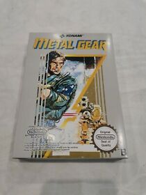 NES METAL GEAR PAL B BOX ONLY NO GAME NO MANUAL FOR DISPLAY ONLY